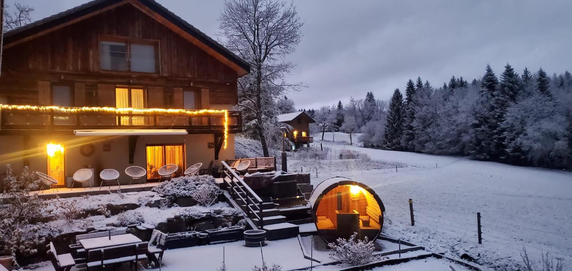 Les Chalets De Ludran Viuz-en-Sallaz ภายนอก รูปภาพ